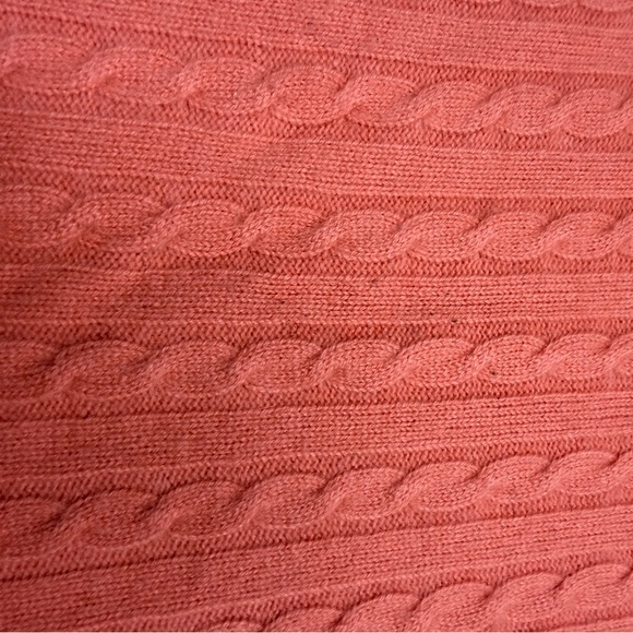 Ralph Lauren Coral 100% Cashmere Sweater - Picture 7 of 8